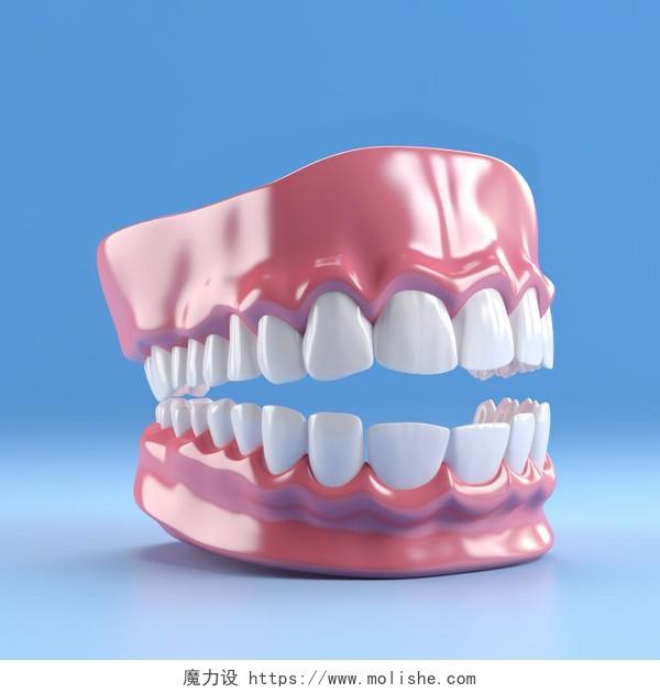 爱牙日牙齿模型建模元素